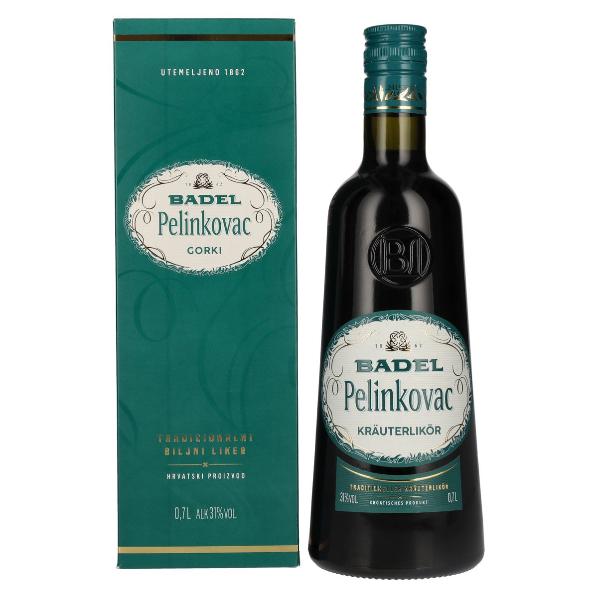 Badel Pelinkovac GORKI 31% Vol. 0,7l in gift box