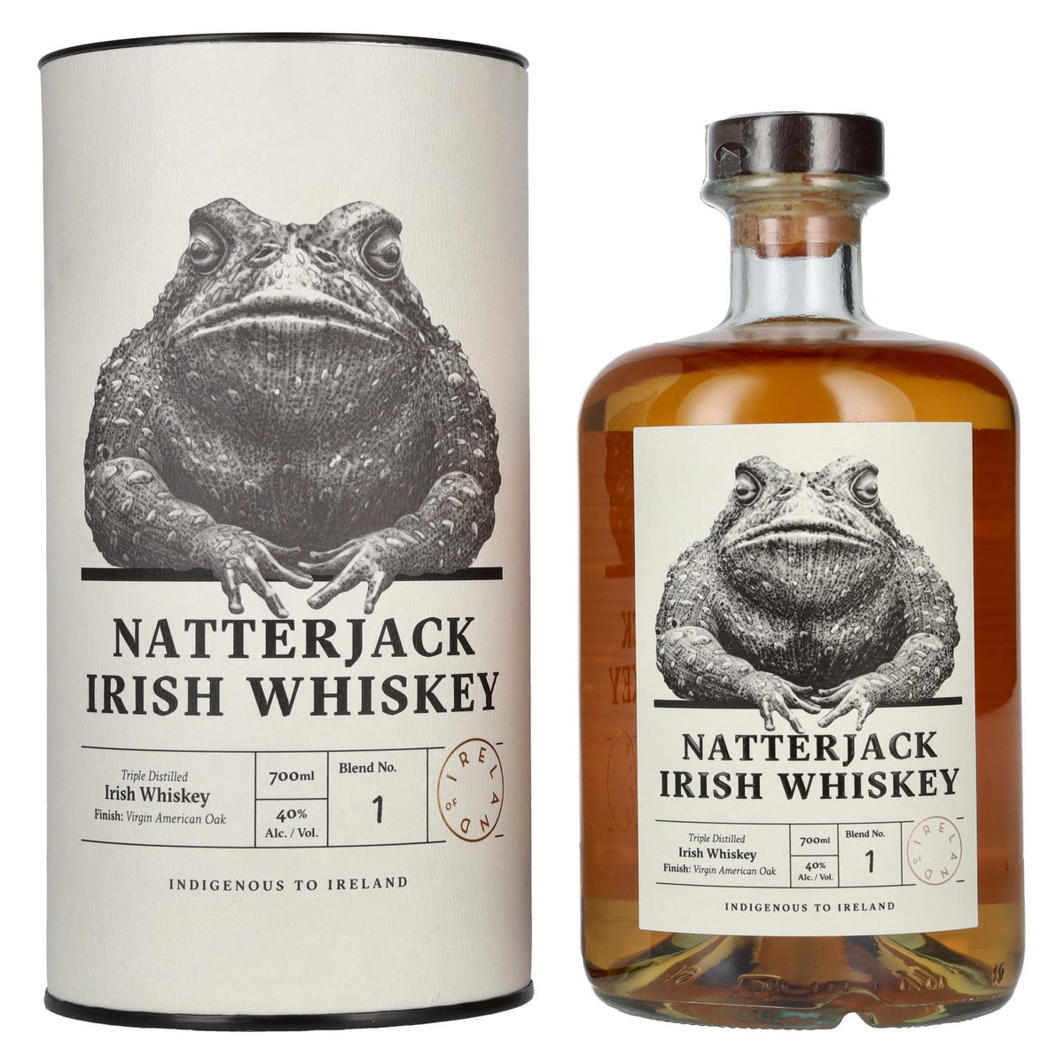 Natterjack Irish Whiskey 40% Vol. 0,7l in gift box