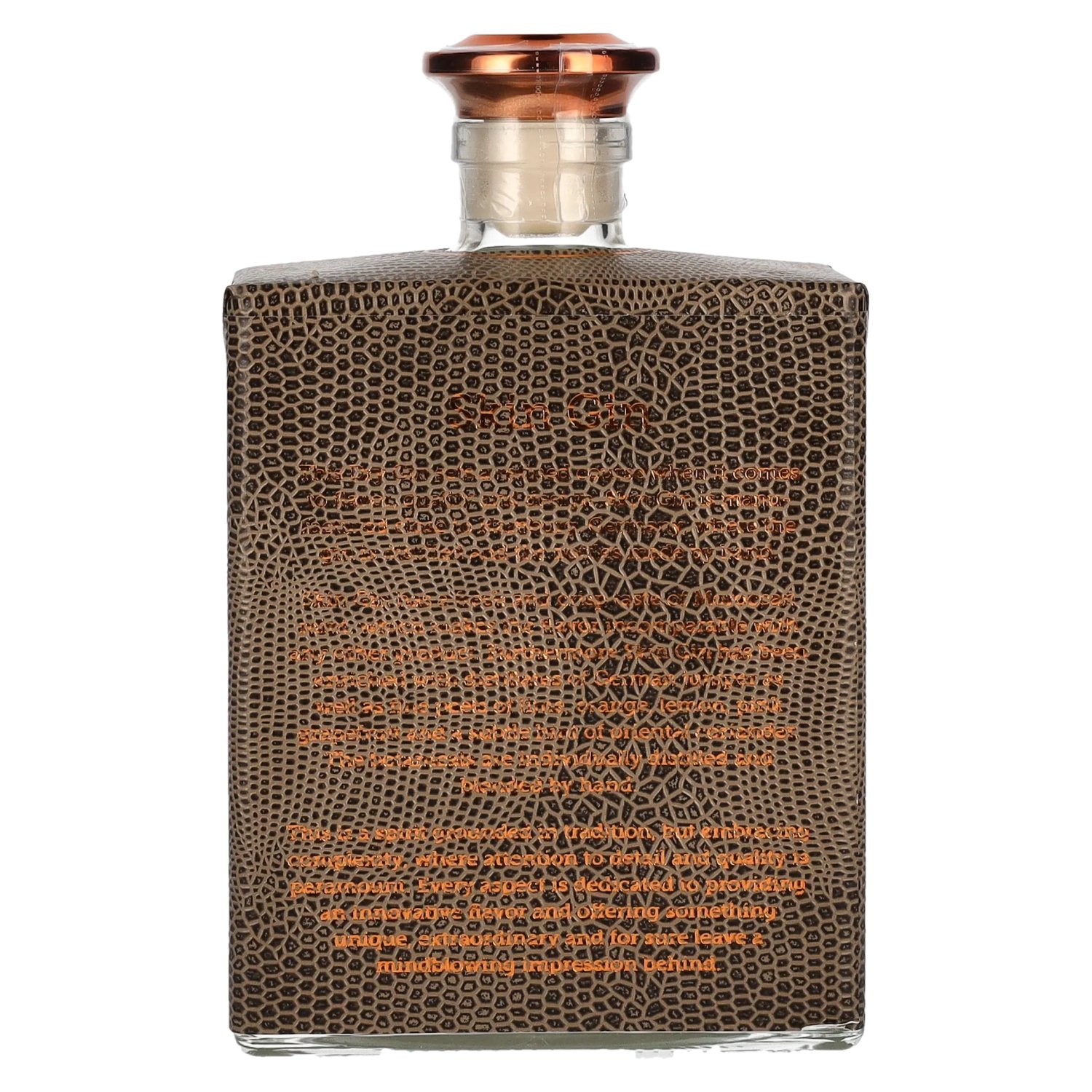 Skin Gin Handcrafted German Dry Gin Reptile Brown Skin 42% Vol. 0,5l