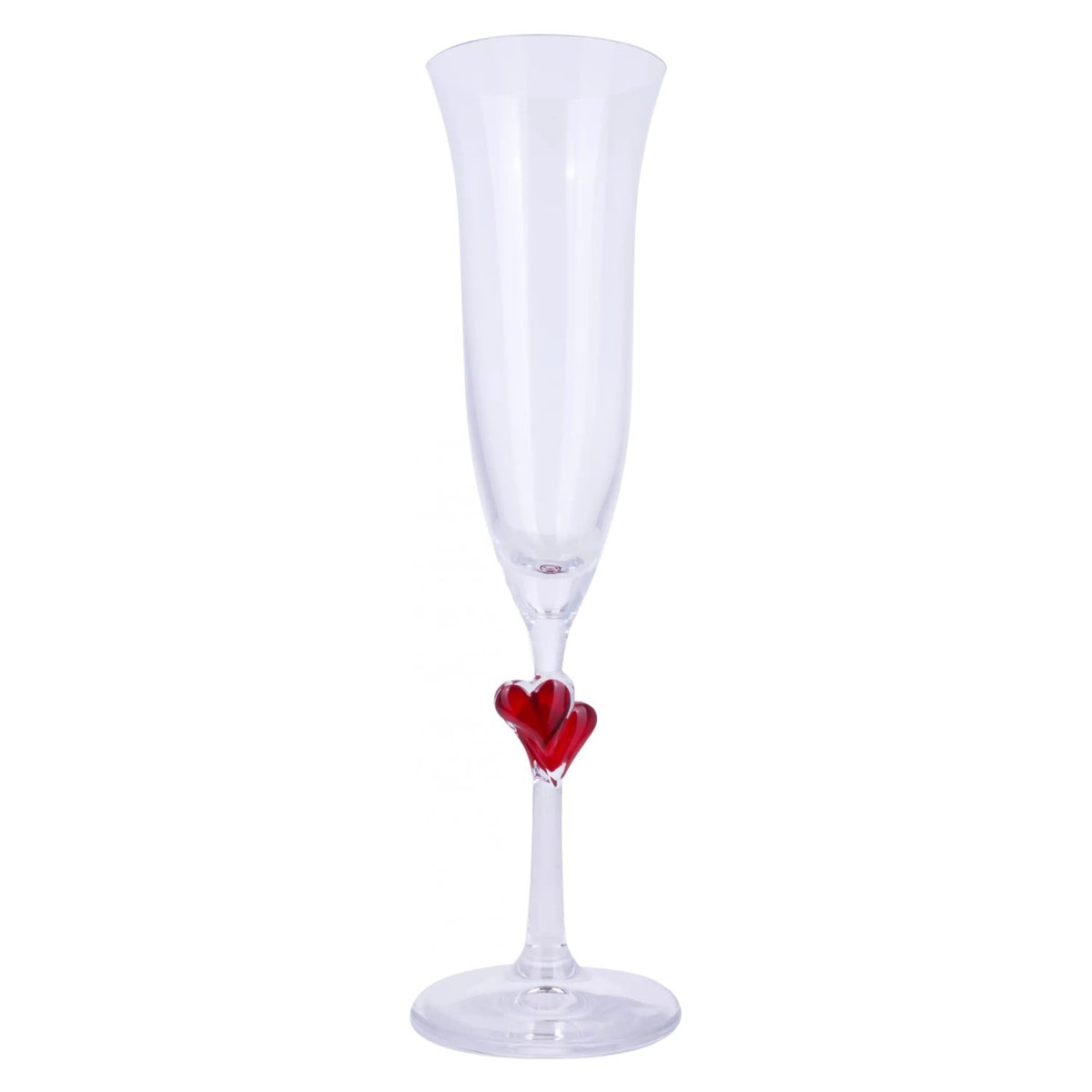 Stölzle Lausitz L'Amour Red Hearts Champagne Glass 17.5 cl