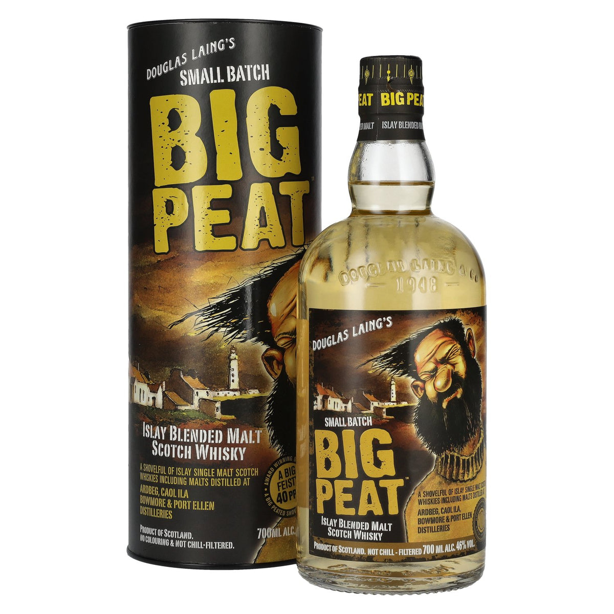 Douglas Laing BIG PEAT Small Batch Islay Blended Malt 46% Vol. 0,7l in gift box