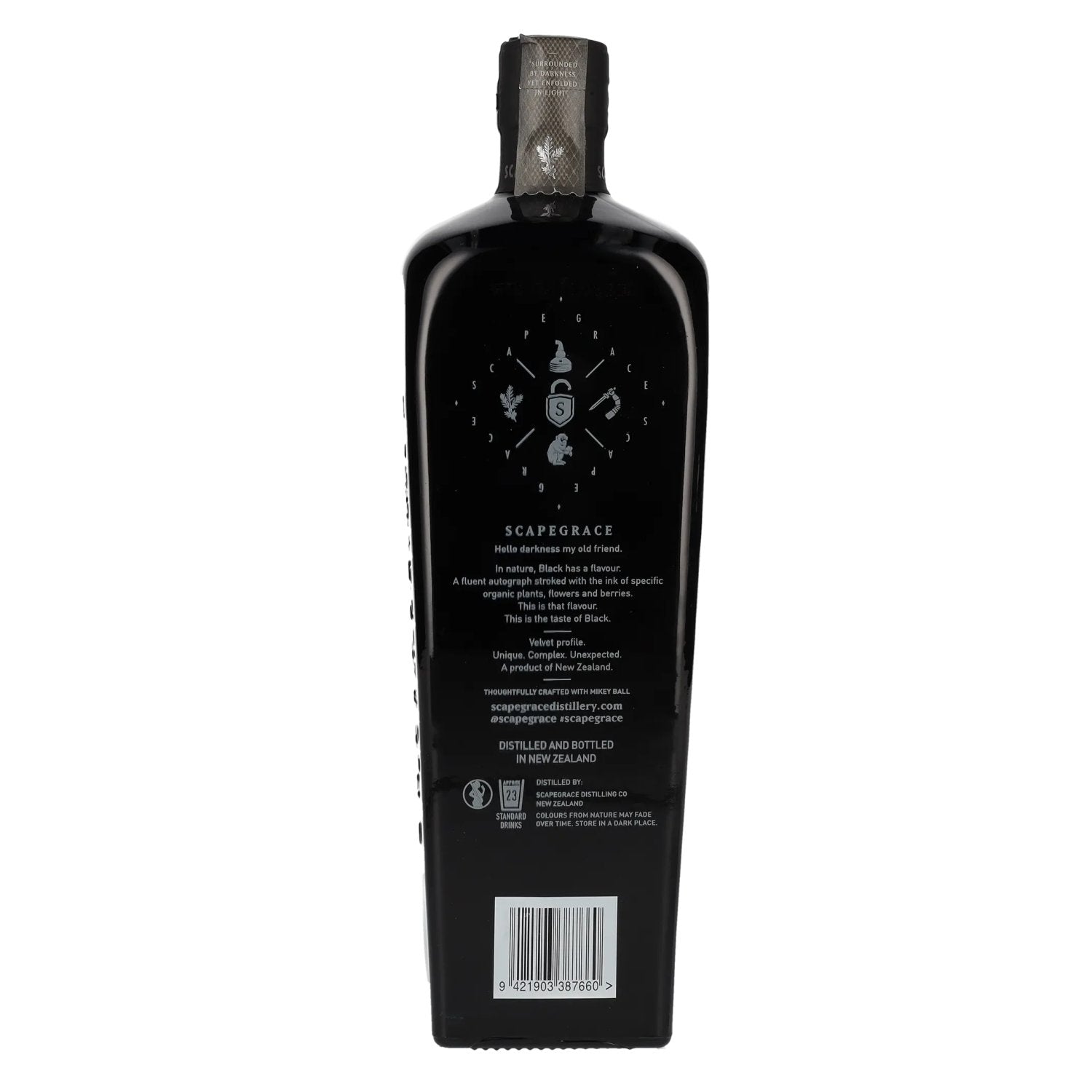 Scapegrace BLACK Premium Dry Gin 41.6% Vol. 0.7l