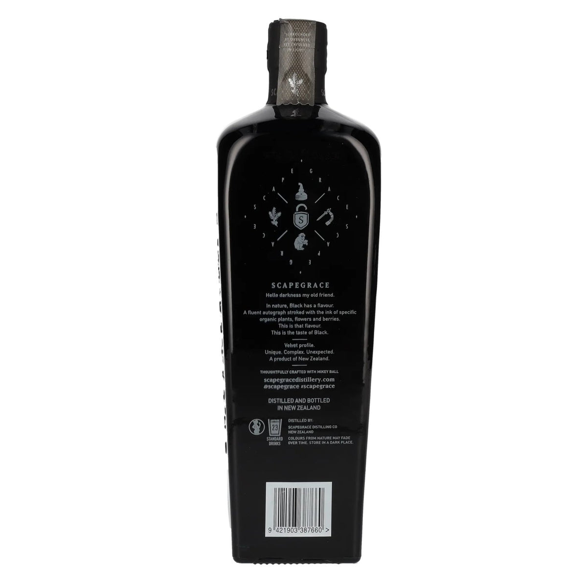Scapegrace BLACK Premium Dry Gin 41,6% vol. 0,7l