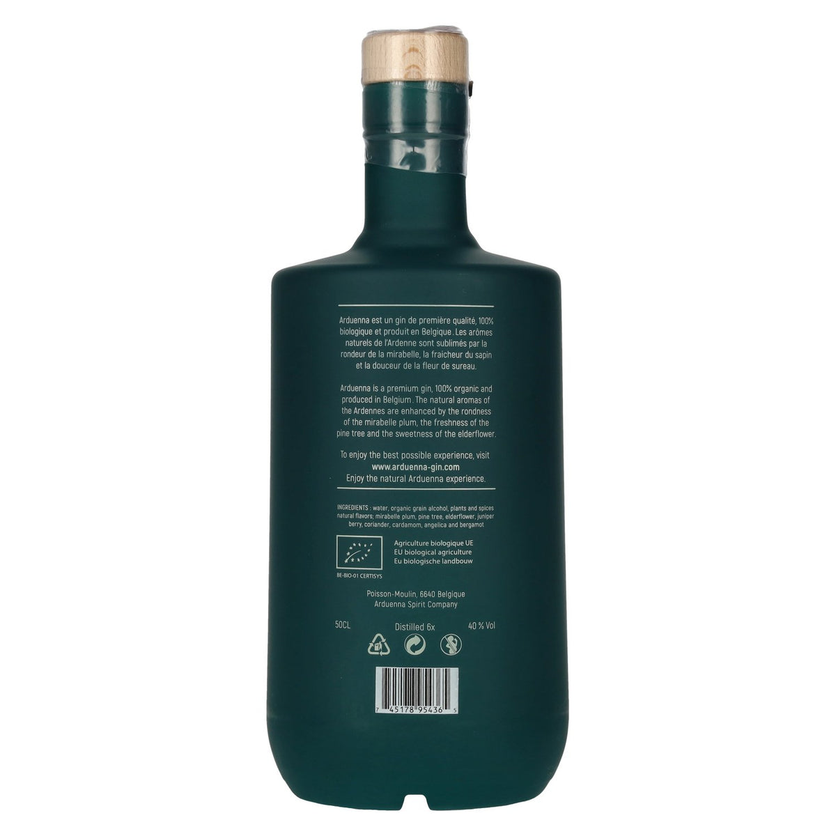 Arduenna Organic Gin 40% Vol. 0,5l