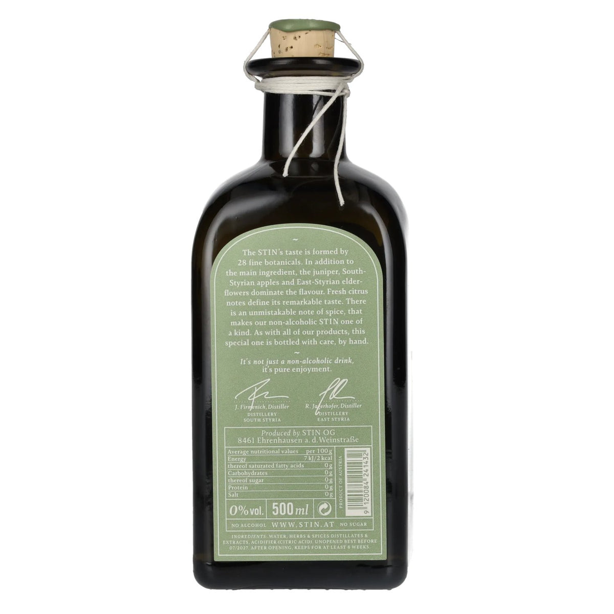 The STIN Distilled Spice Non Alcoholic 0,5l