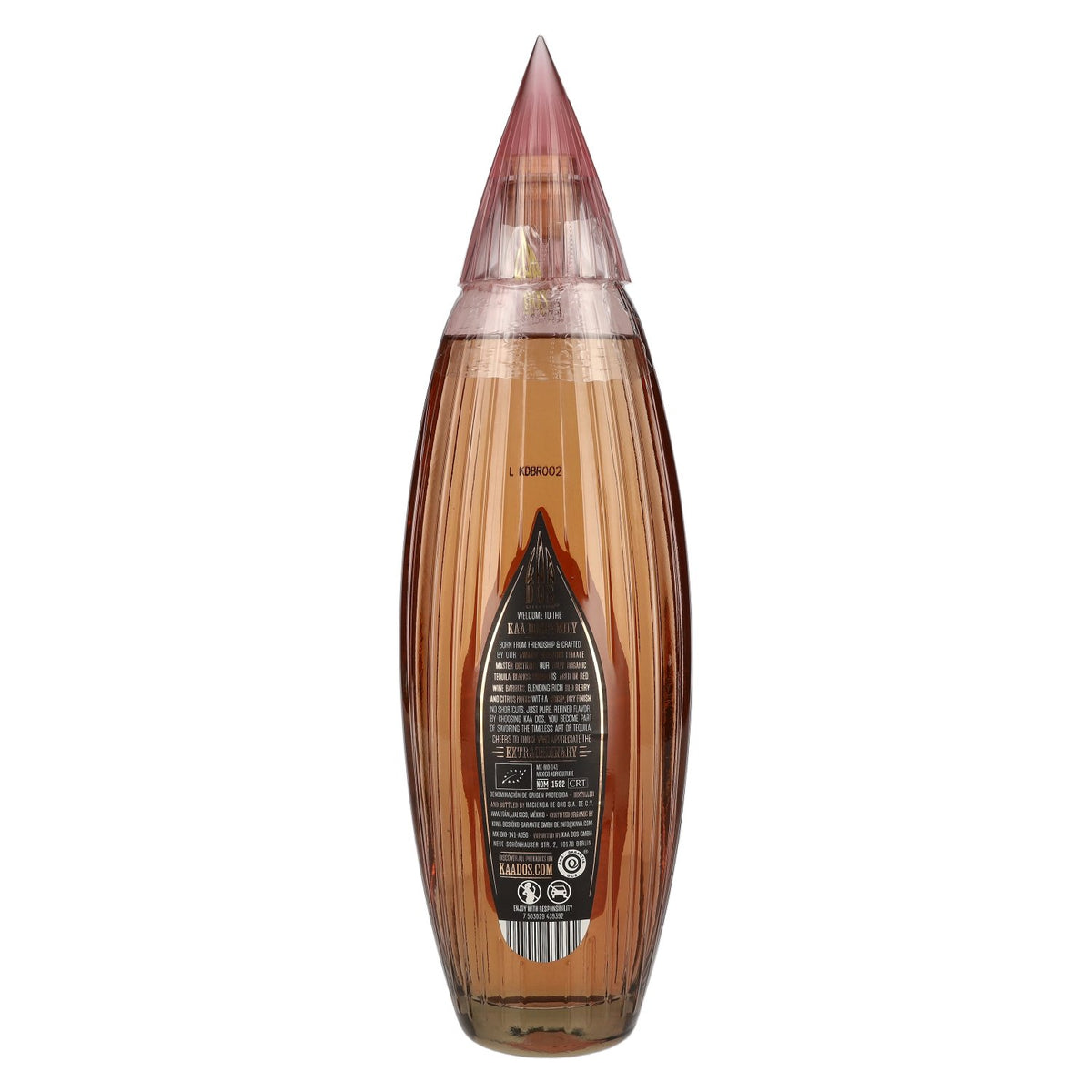 Kaa Dos Selection Organic Tequila BLANCO ROSADO 100% Puro de Agave Azul 40% vol. 0.7 l