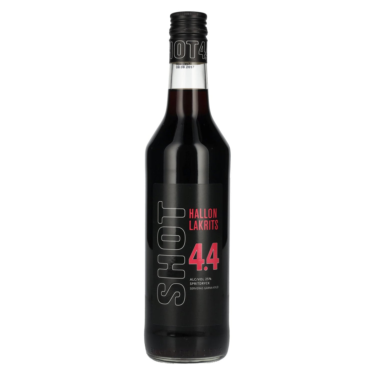 SHOT 4.4 Hallon Liquorice 25% Vol. 0.5l