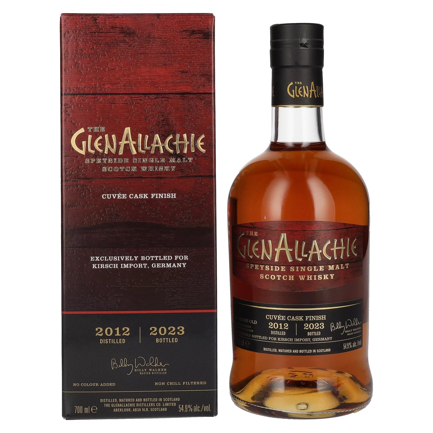 The GlenAllachie 10 Years Old Cuvée Cask Finish 2012 54,9% Vol. 0,7l in Geschenkbox