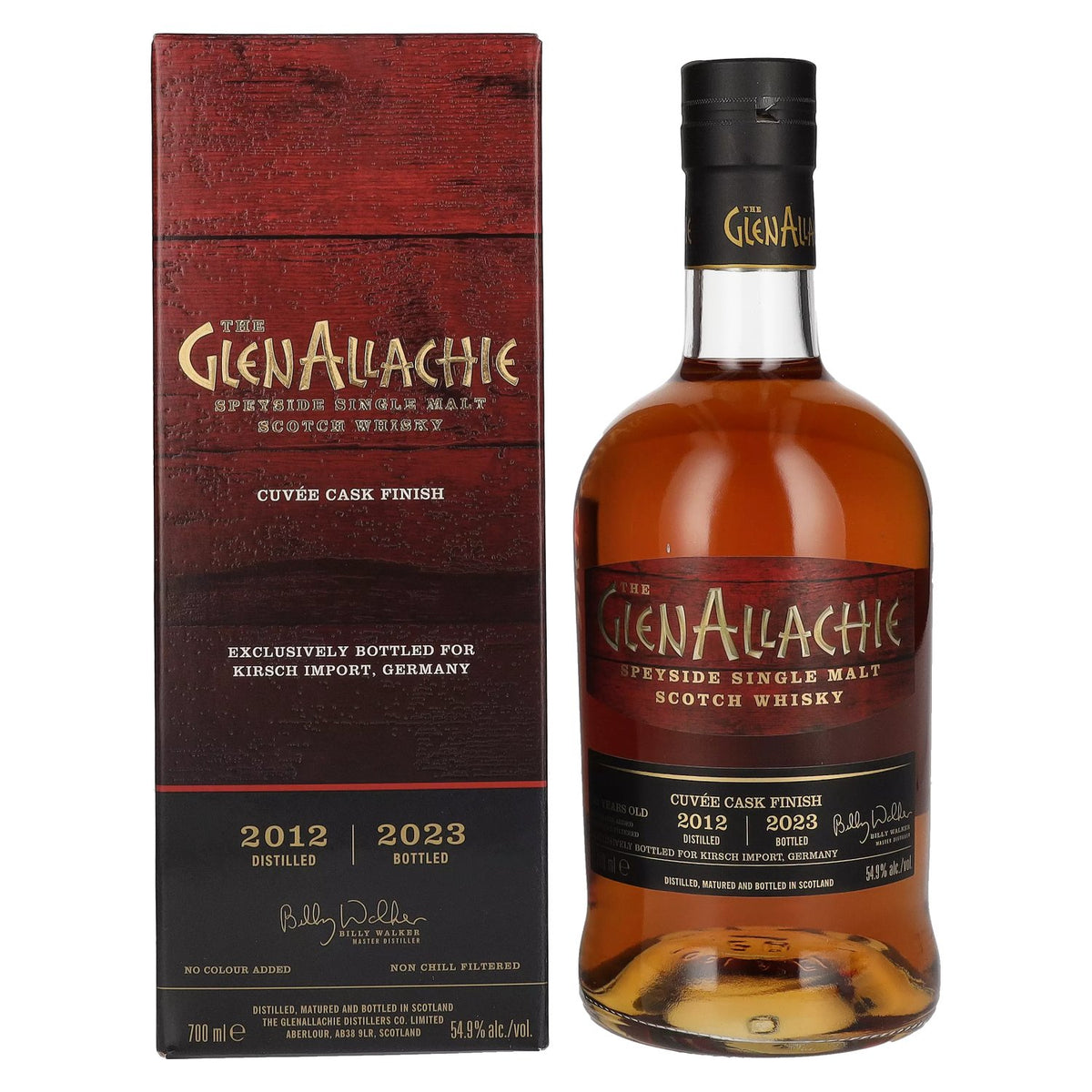 The GlenAllachie 10 Years Old Cuvée Cask Finish 2012 54,9% Vol. 0,7l in gift box
