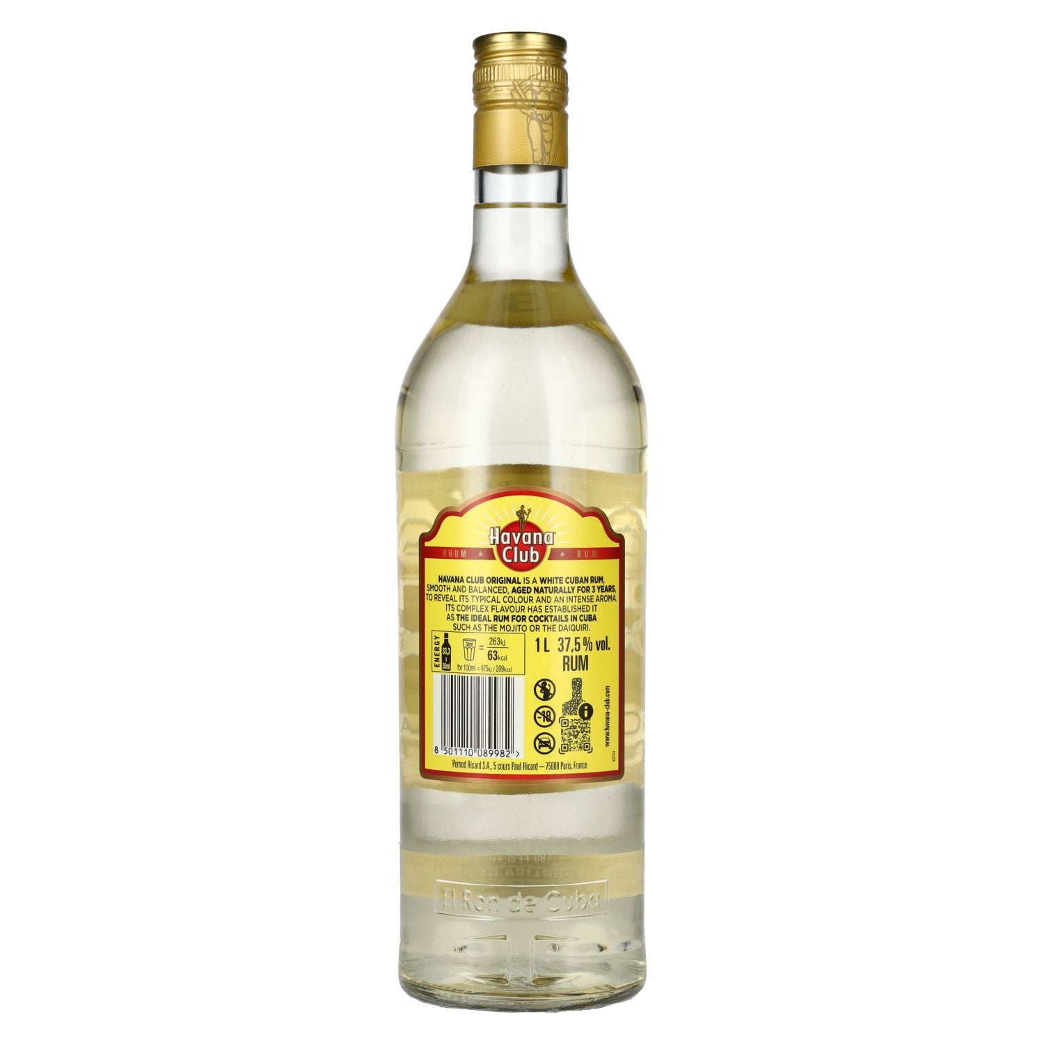 Havana Club Añejo 3 Años Rum 37,5% Vol. 1l