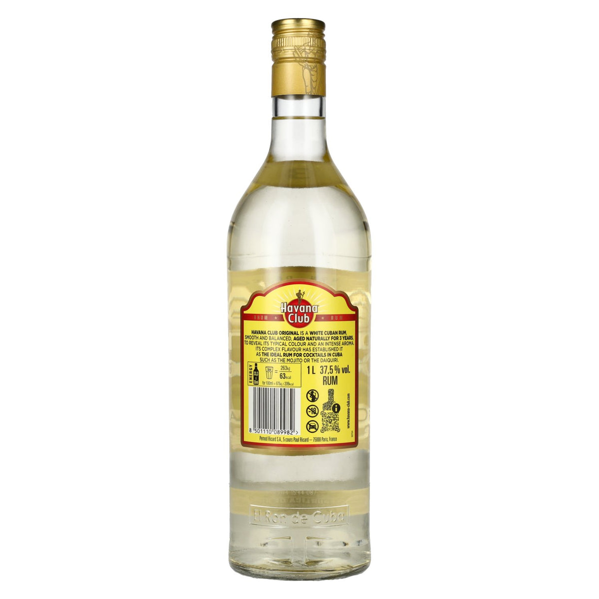 Havana Club Añejo 3 Años Rum 37,5% Vol. 1l