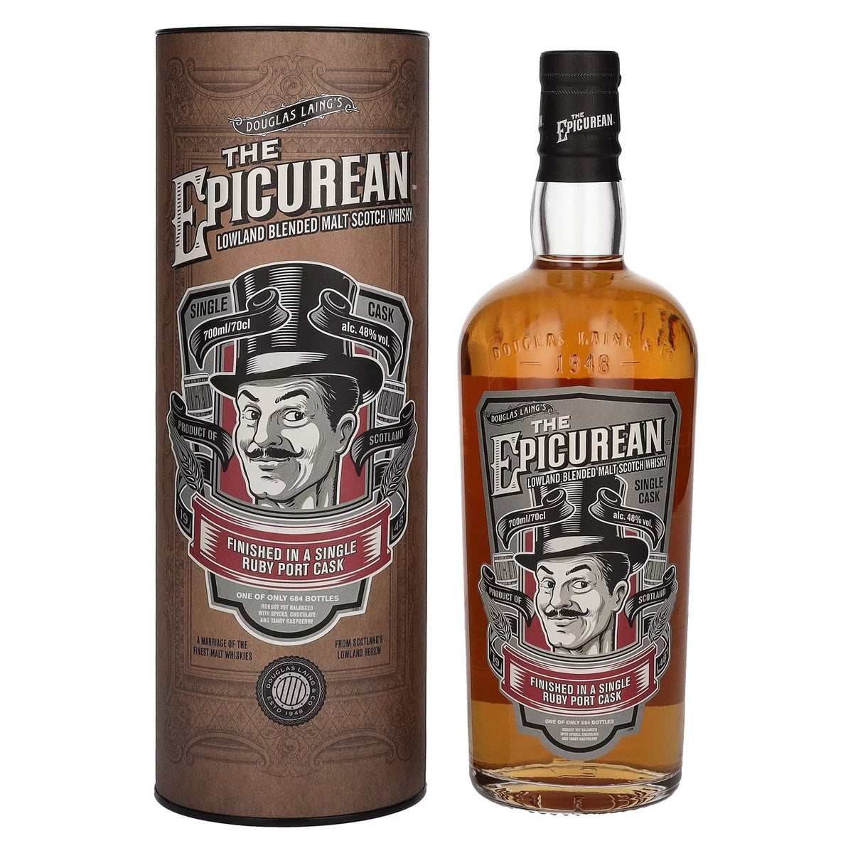 Douglas Laing THE EPICUREAN Ruby Finish Limited Edition 48% Vol. 0,7l in gift box