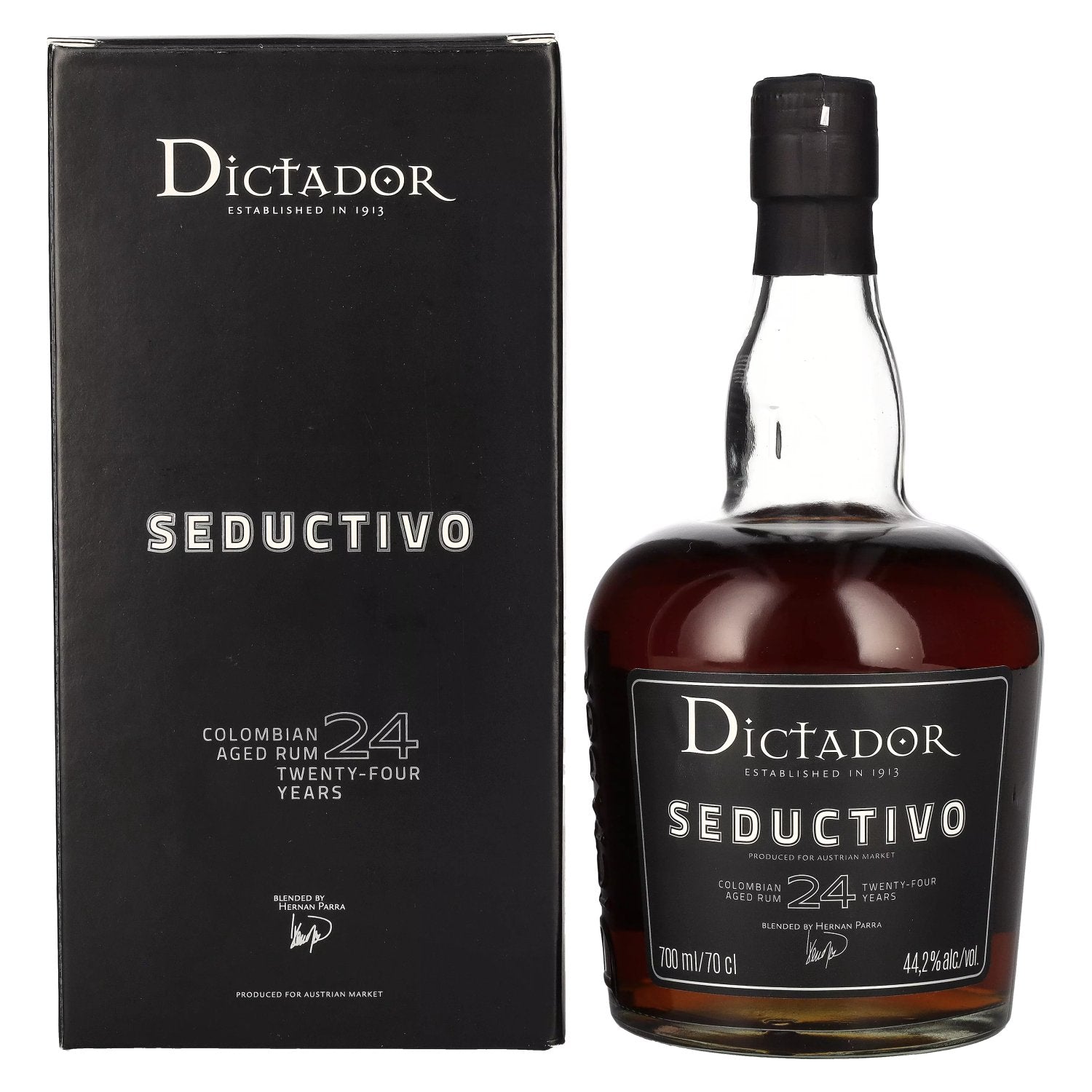 Dictador SEDUCTIVO 24 Years Old Colombian Aged Rum Limited Edition 44,2% Vol. 0,7l in gift box