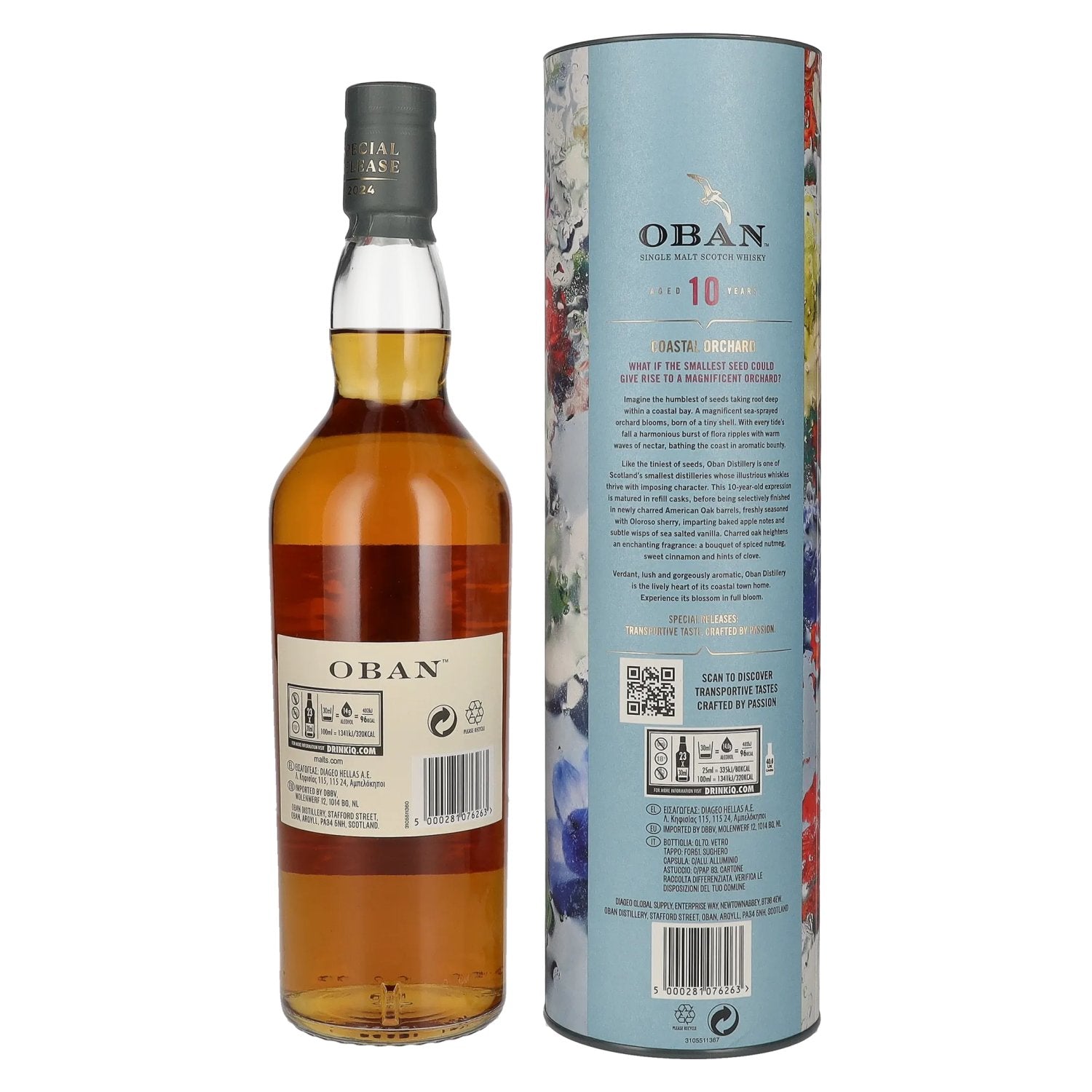 Oban 10 Years Old Coastal Orchard Single Malt Special Release 2024 58% Vol. 0,7l in gift box