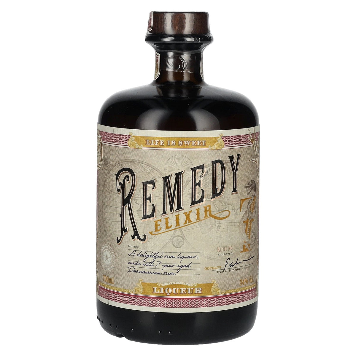 Remedy Elixir Liqueur de rhum 34% vol. 0,7l
