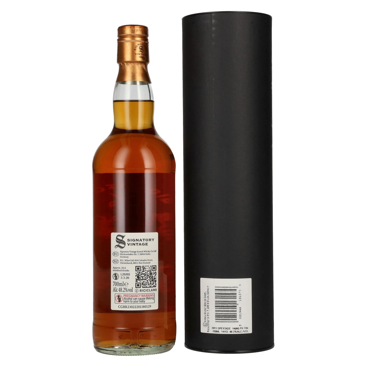 Signatory Vintage Small Batch SPEYSIDE (M) 14 Years Old Single Malt #20 48,2% Vol. 0,7l in Geschenkbox