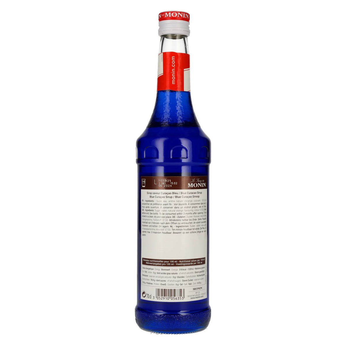Le Sirop de Monin CURACAO BLEU 0,7l