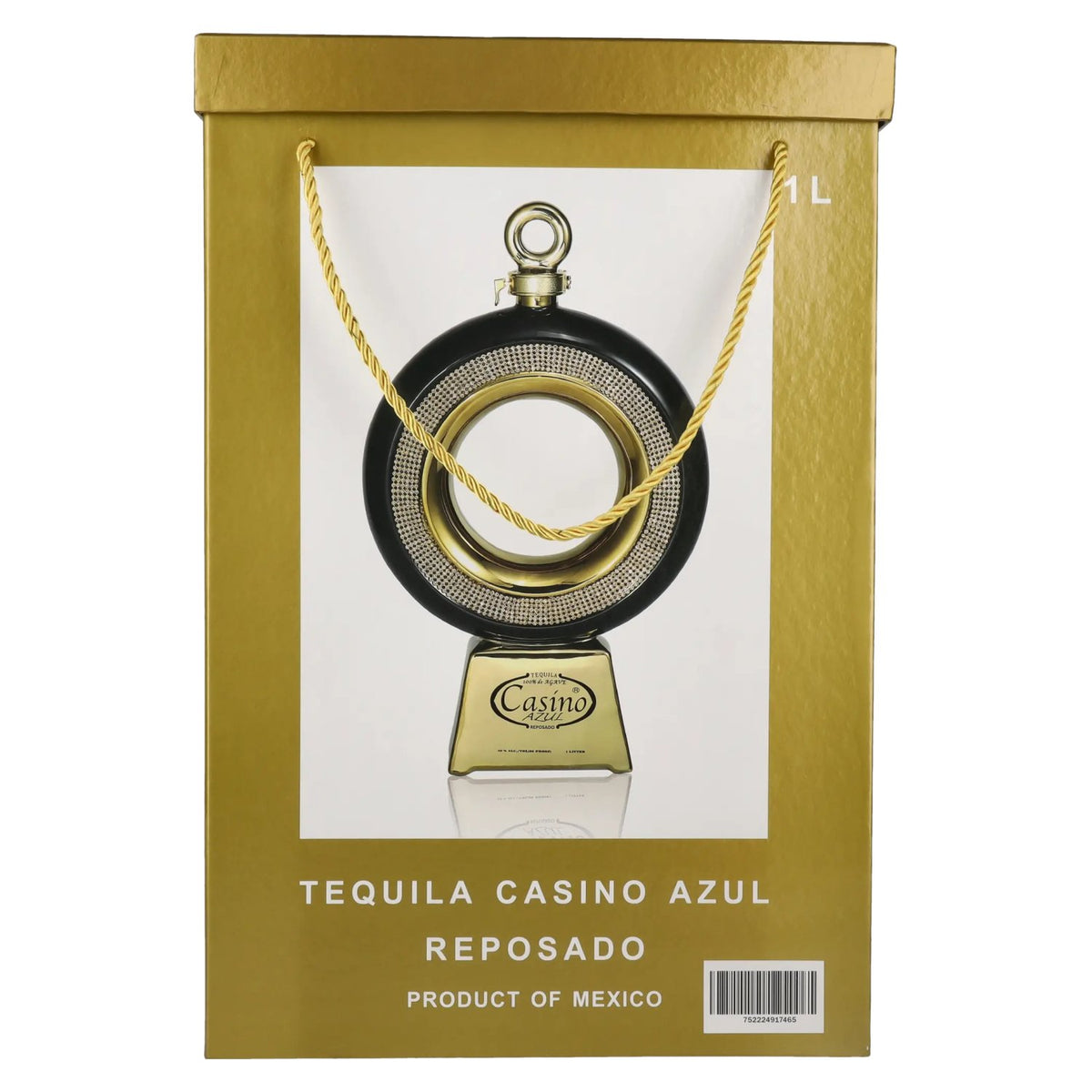 Casino Azul REPOSADO 100% de Agave Tequila 40% Vol. 1l en boîte cadeau
