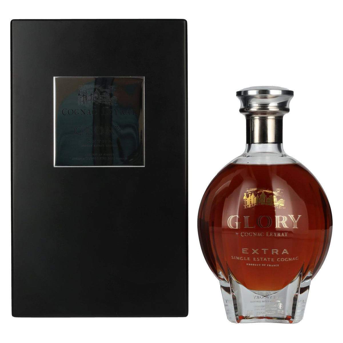 Cognac Leyrat EXTRA GLORY Single Estate Cognac 40% Vol. 0,7l in wooden box