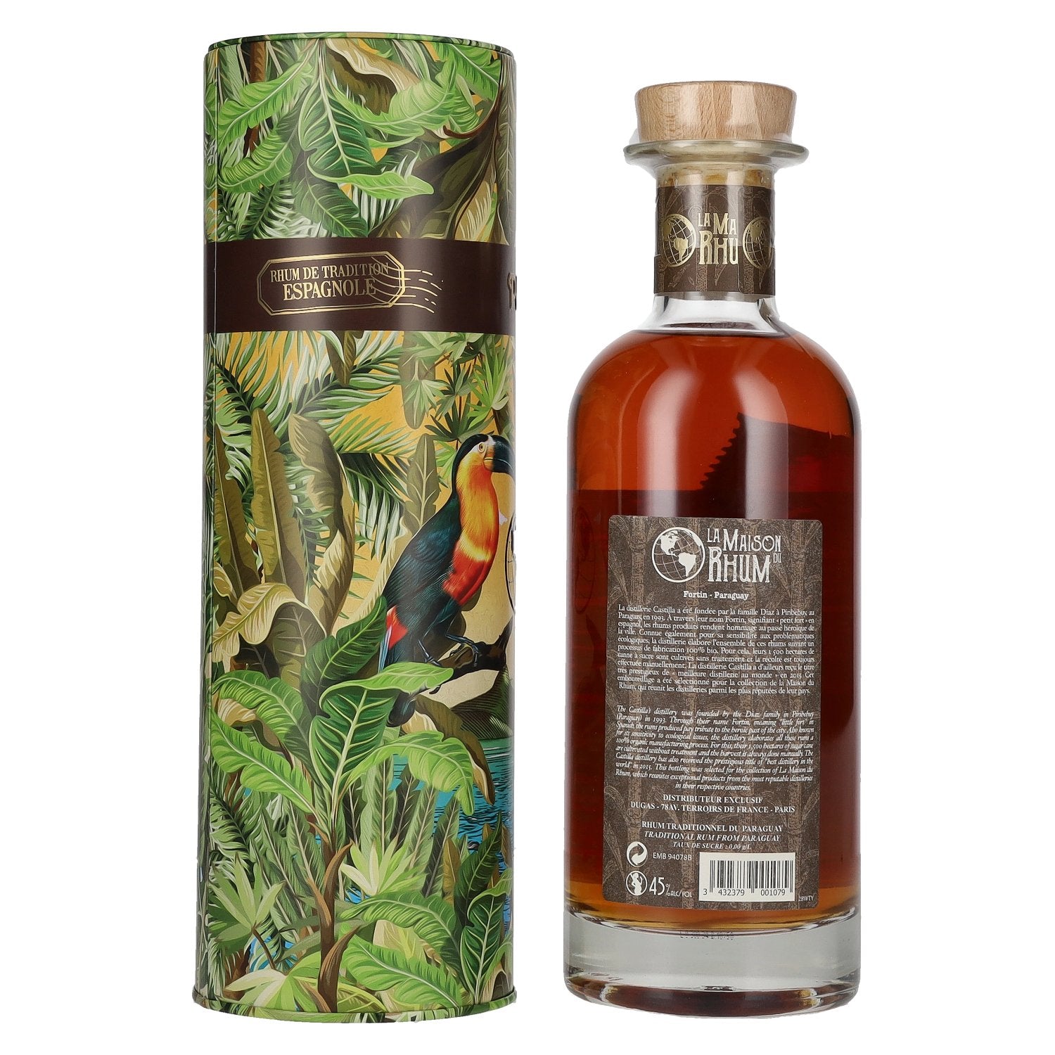 La Maison du Rhum PARAGUAY 2007/2020 Batch N° 3 45% Vol. 0,7l in Tinbox