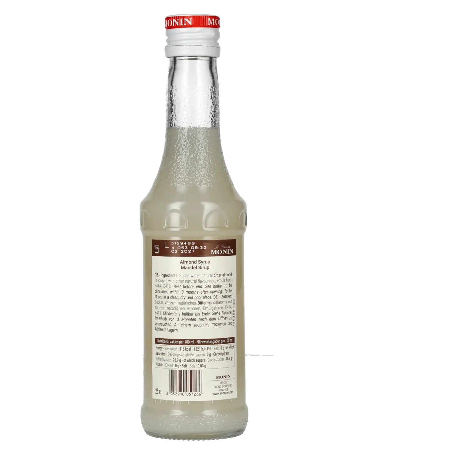 Le Sirop de Monin MANDEL 0.25l