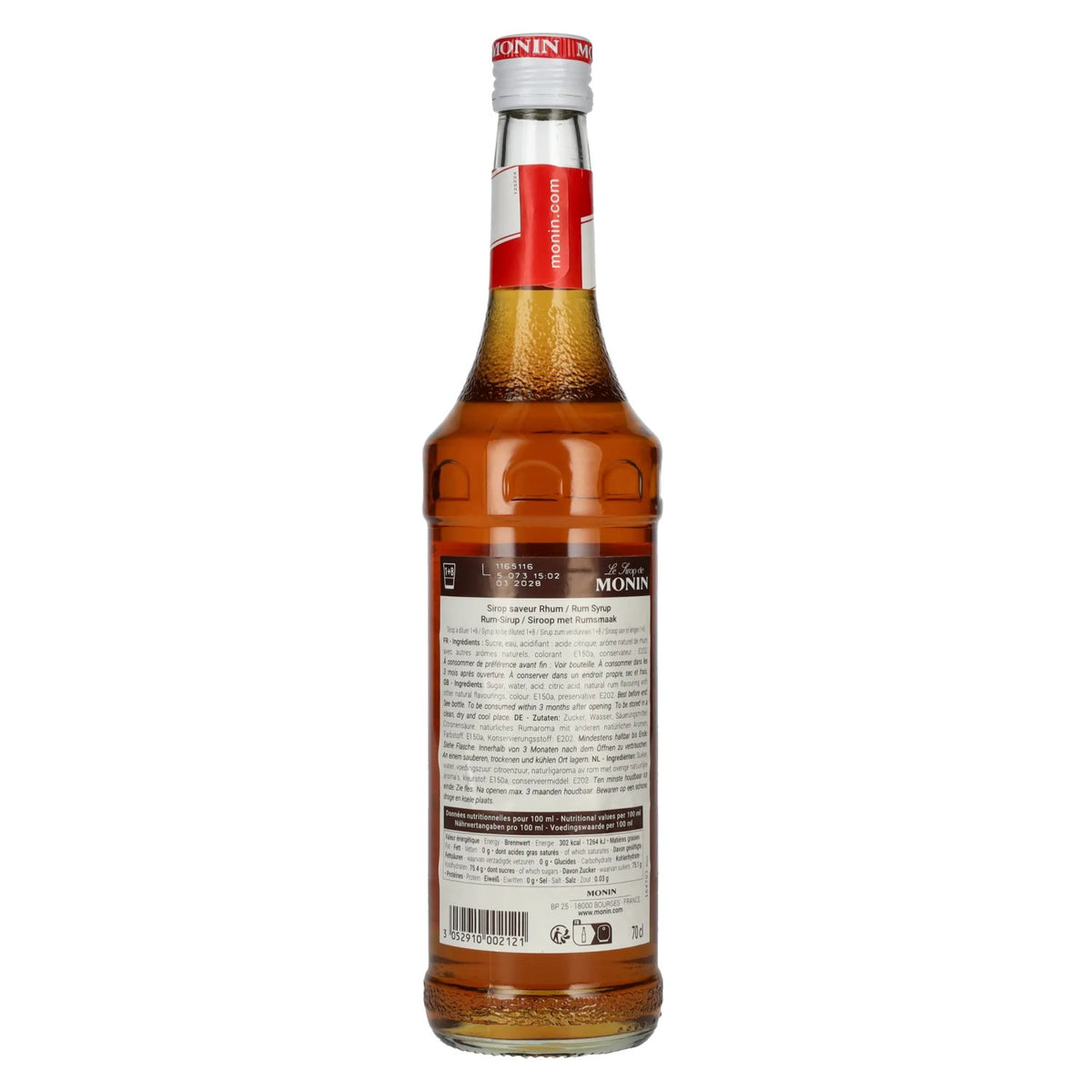 Le Sirop de Monin CARIBBEAN RUM 0,7l