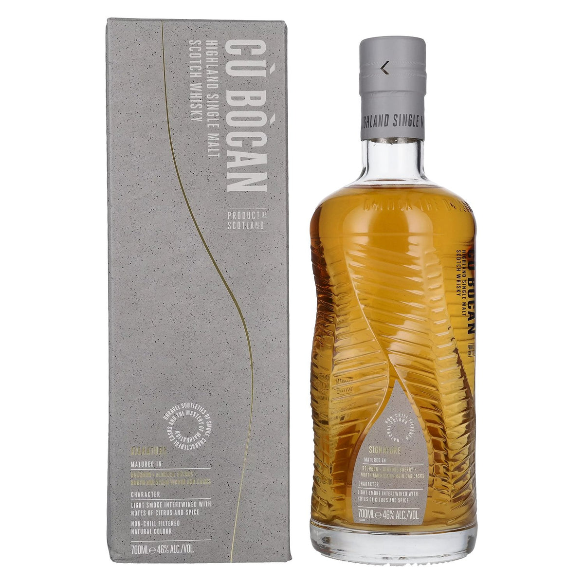 Tomatin CÙ BÒCAN SIGNATURE Highland Single Malt 46% Vol. 0,7l en boîte cadeau