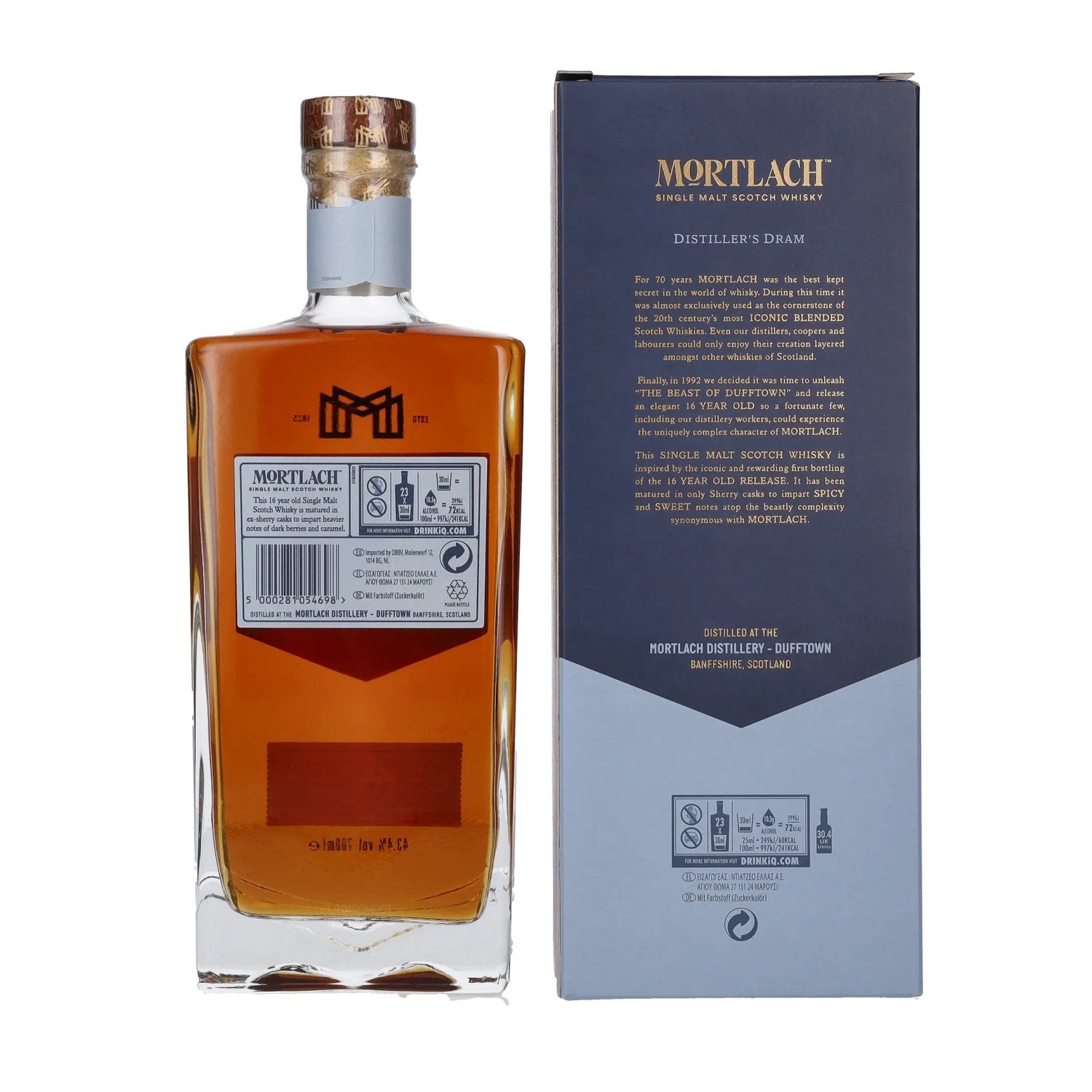 Mortlach 16 Years Old DISTILLER'S DRAM Single Malt 43,4% Vol. 0,7l in gift box