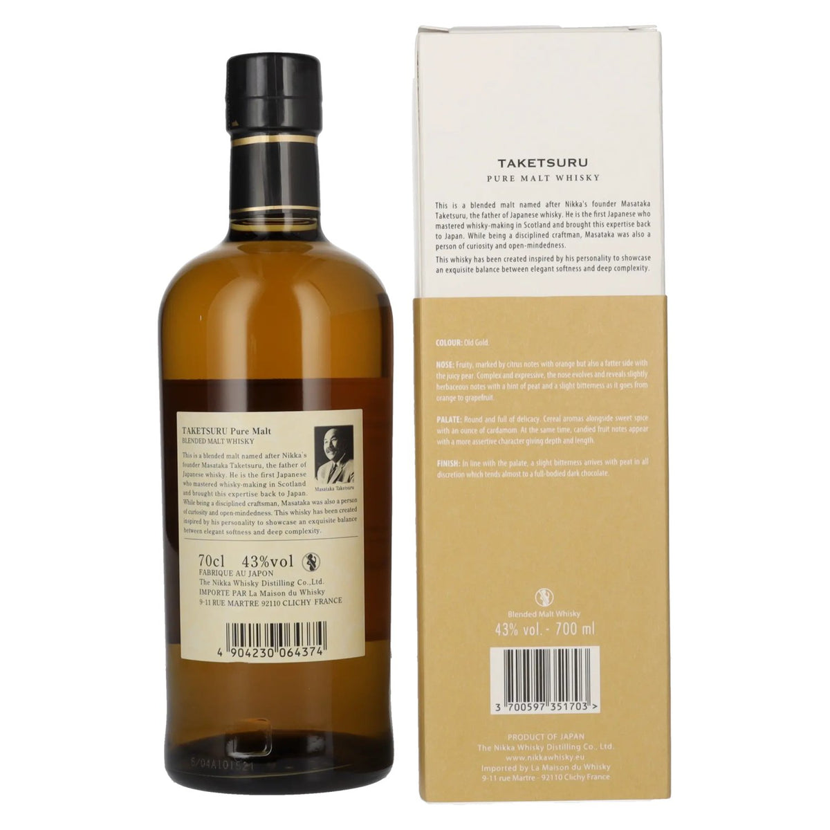 Nikka Whisky Taketsuru PURE MALT 43% Vol. 0,7l in gift box