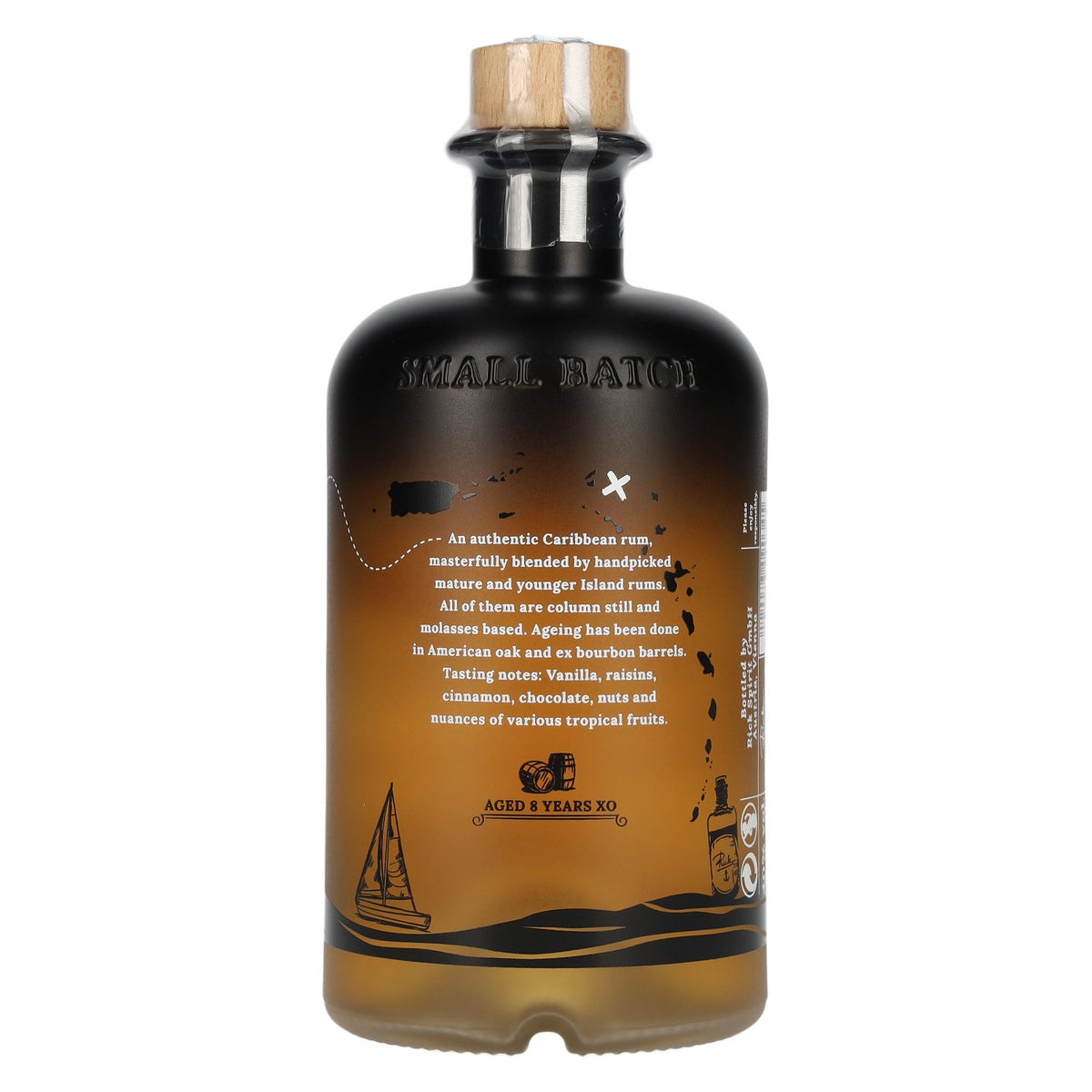 Rick Caribbean XO, rhum doux de 8 ans d'âge, 40 % vol., 0,5 l