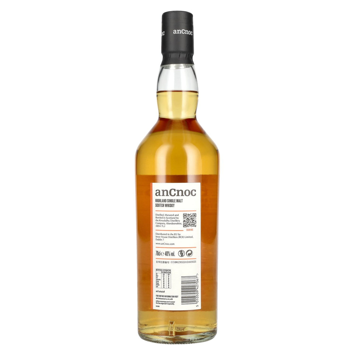 AnCnoc 12-Year-Old Highland Single Malt 40% ABV 0.7l