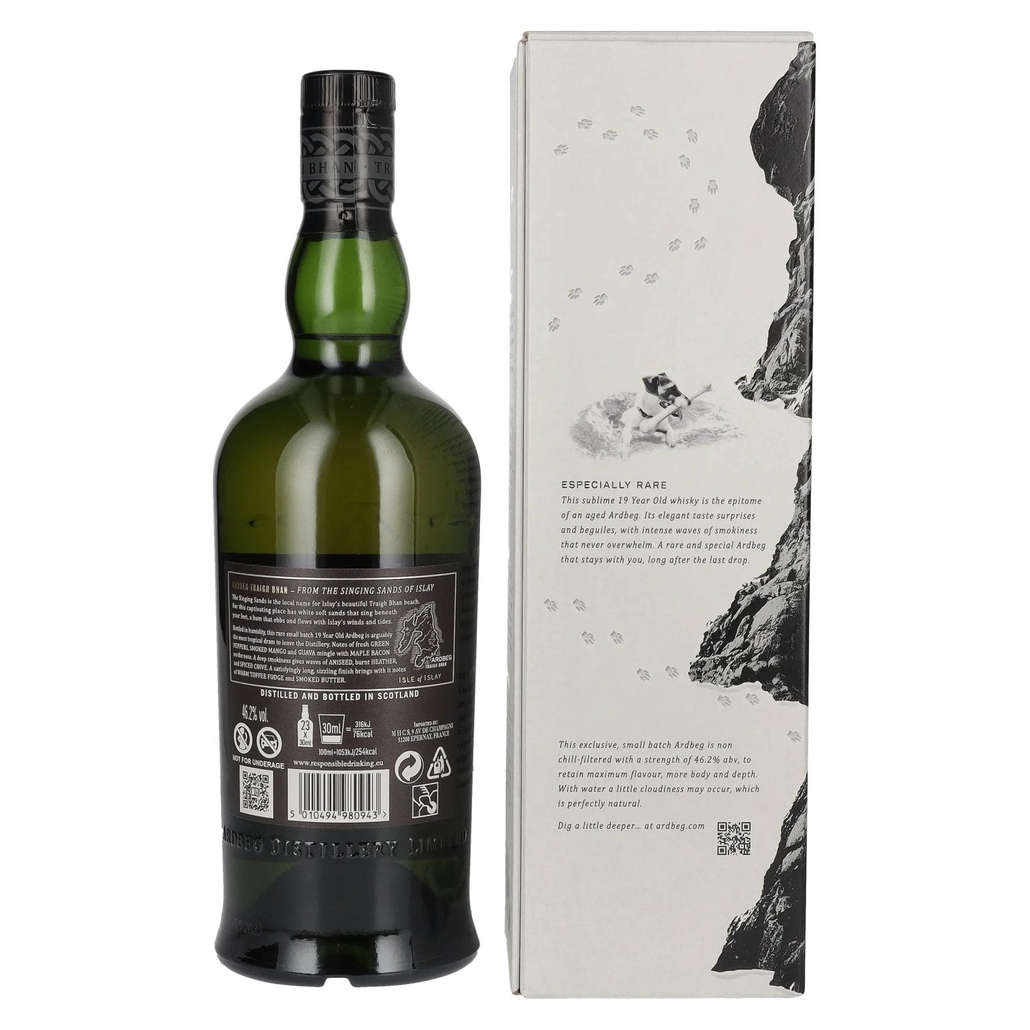 Ardbeg TRAIGH BHAN 19 Years Old Batch No. 5 46,2% vol. 0,7l en coffret cadeau