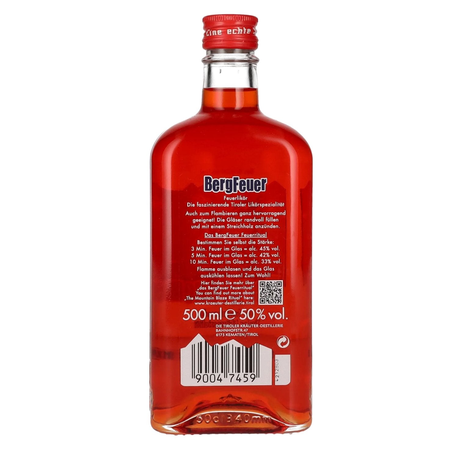Baumann BergFeuer Liqueur 50% vol. 0,5l