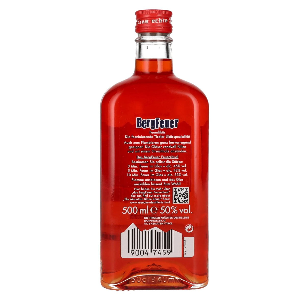 Baumann BergFeuer Liqueur 50% vol. 0,5l