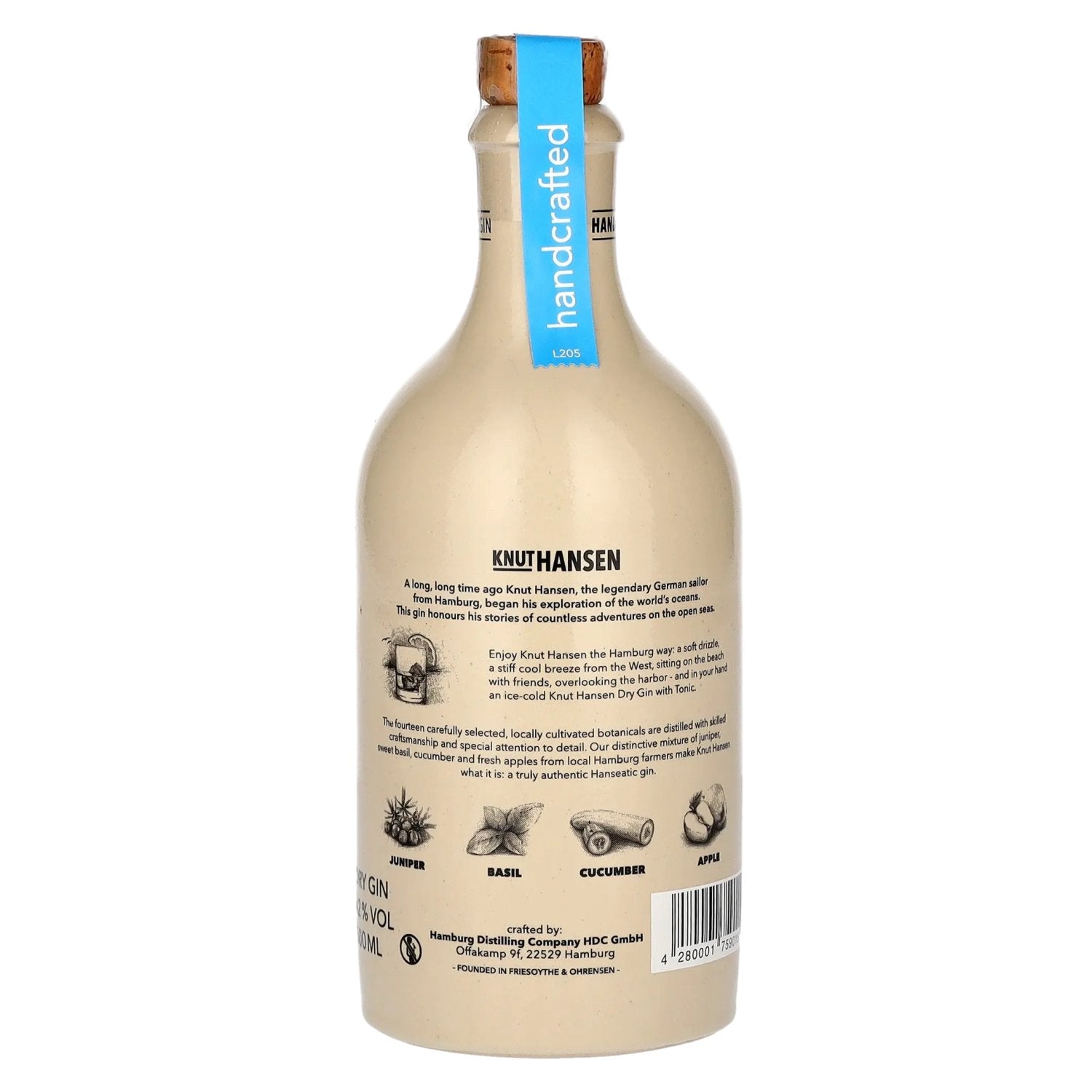 Knut Hansen Dry Gin 42% Vol. 0,5l