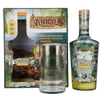 Vinicius Premium Cachaça Prata 42% vol. 0.7l in a gift box with a glass