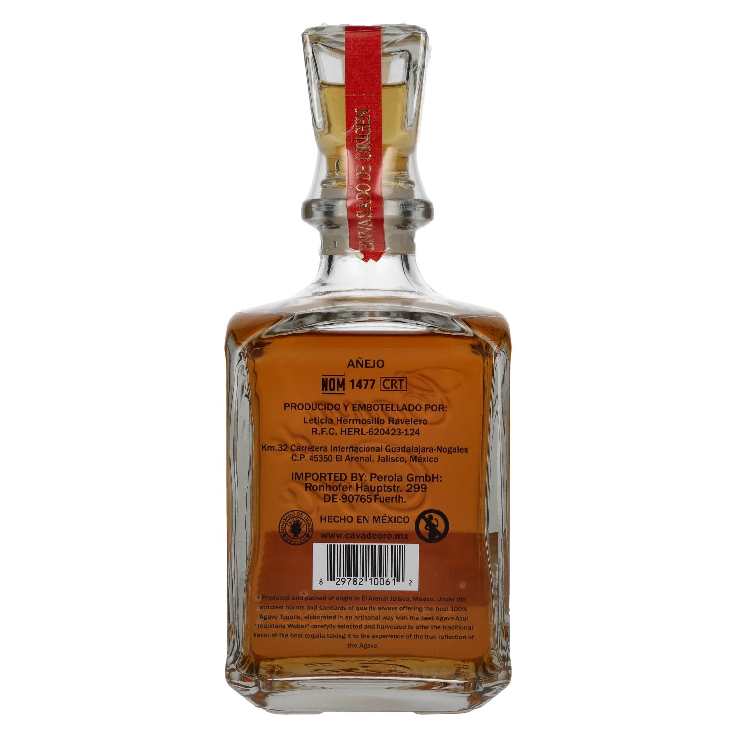 Gran Cava de Oro Tequila AÑEJO 100% de Agave Azul 40% Vol. 0,7l
