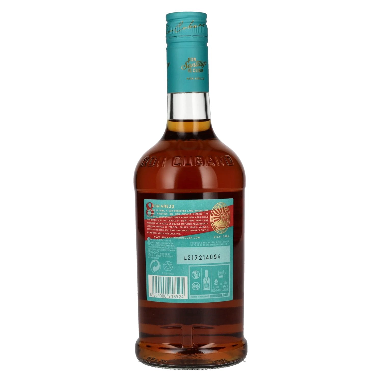 Ron Santiago de Cuba Ron Añejo 8 Años 40% Vol. 0,7l