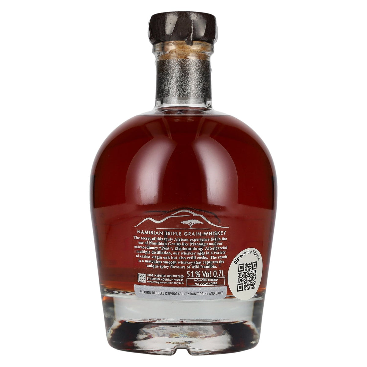 Ondjaba The Namibian Whiskey Single Malt x Sherry Style Finish 51 % vol. 0,7 l