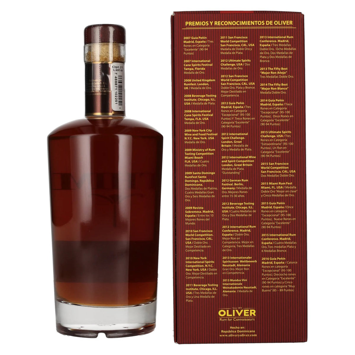 Opthimus 21 Sistema Solera Magna Cum Laude 38% Vol. 0,7l in Geschenkbox