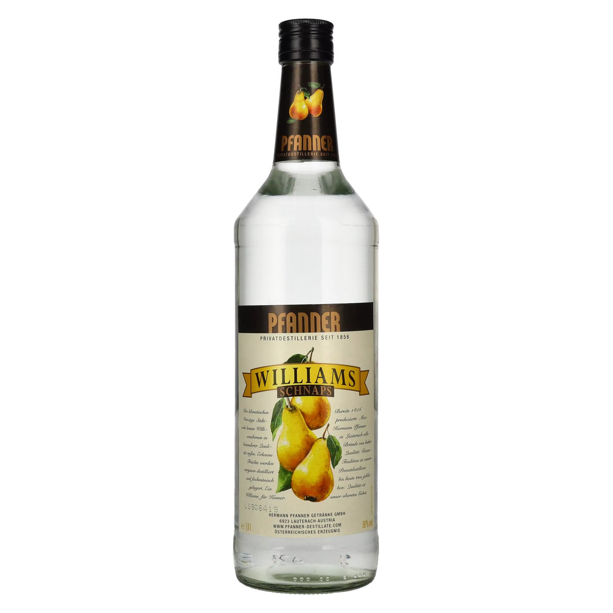 Pfanner Williams Schnapps 36% Vol. 1l