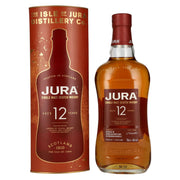 Whisky écossais single malt Jura 12 ans d'âge, 40 % vol., 0,7 l, dans un coffret cadeau