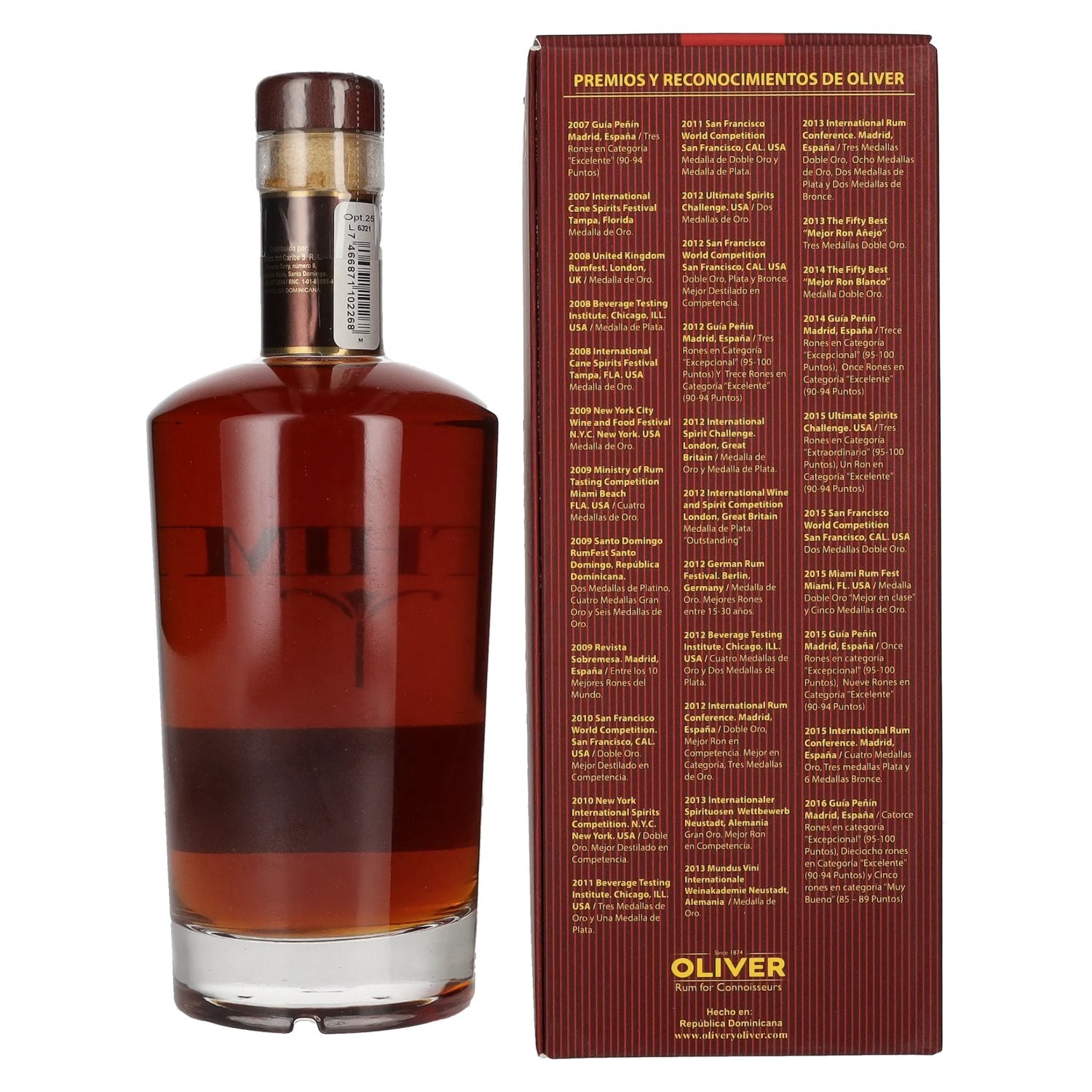 Opthimus 25 Sistema Solera Summa Cum Laude 38% vol. 0,7l en boîte cadeau