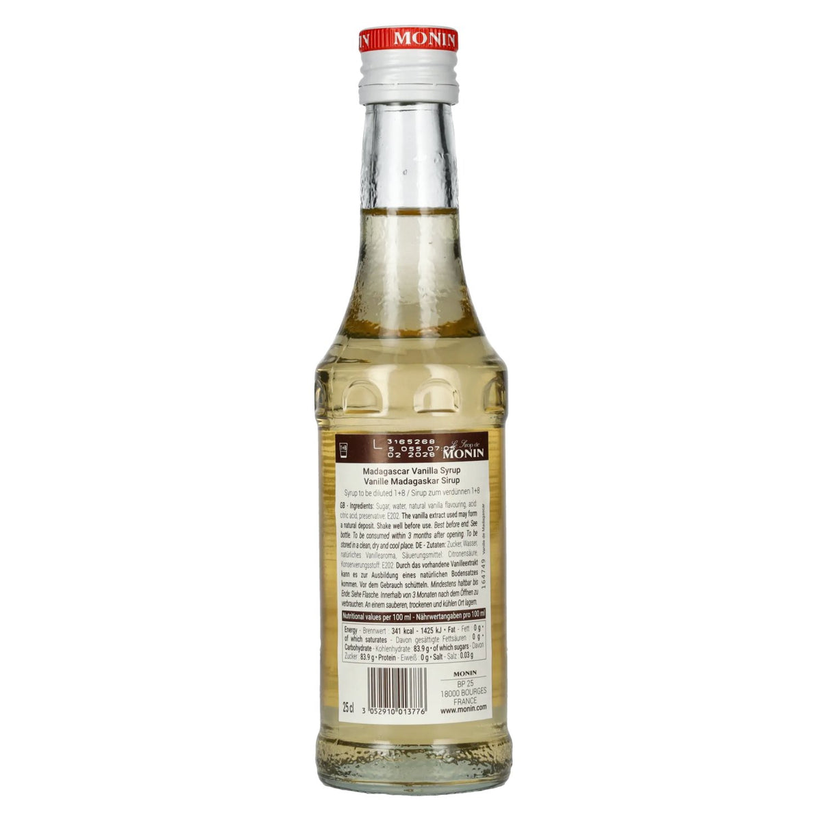 Le Sirop de Monin VANILLE 0,25l