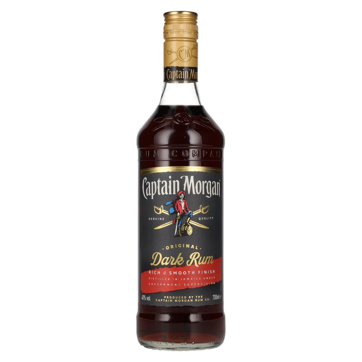 Captain Morgan DARK RUM 40% vol. 0.7 l