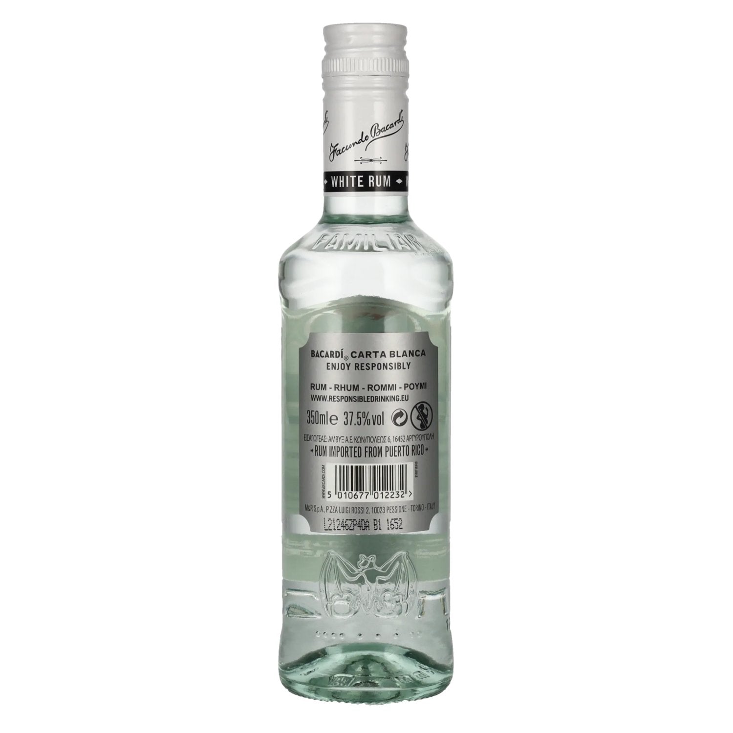 Bacardi Ron Carta Blanca Superior 37,5 % vol. 0,35 l