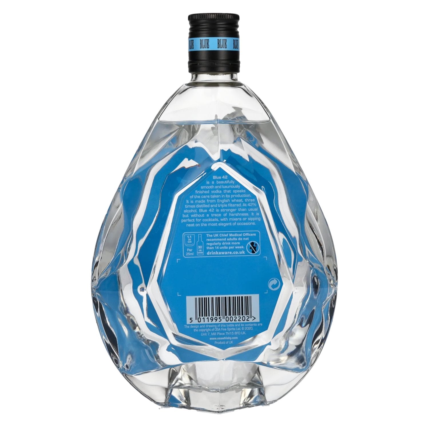 Blue 42 Smooth Luxury Vodka 42% Vol. 0,7l