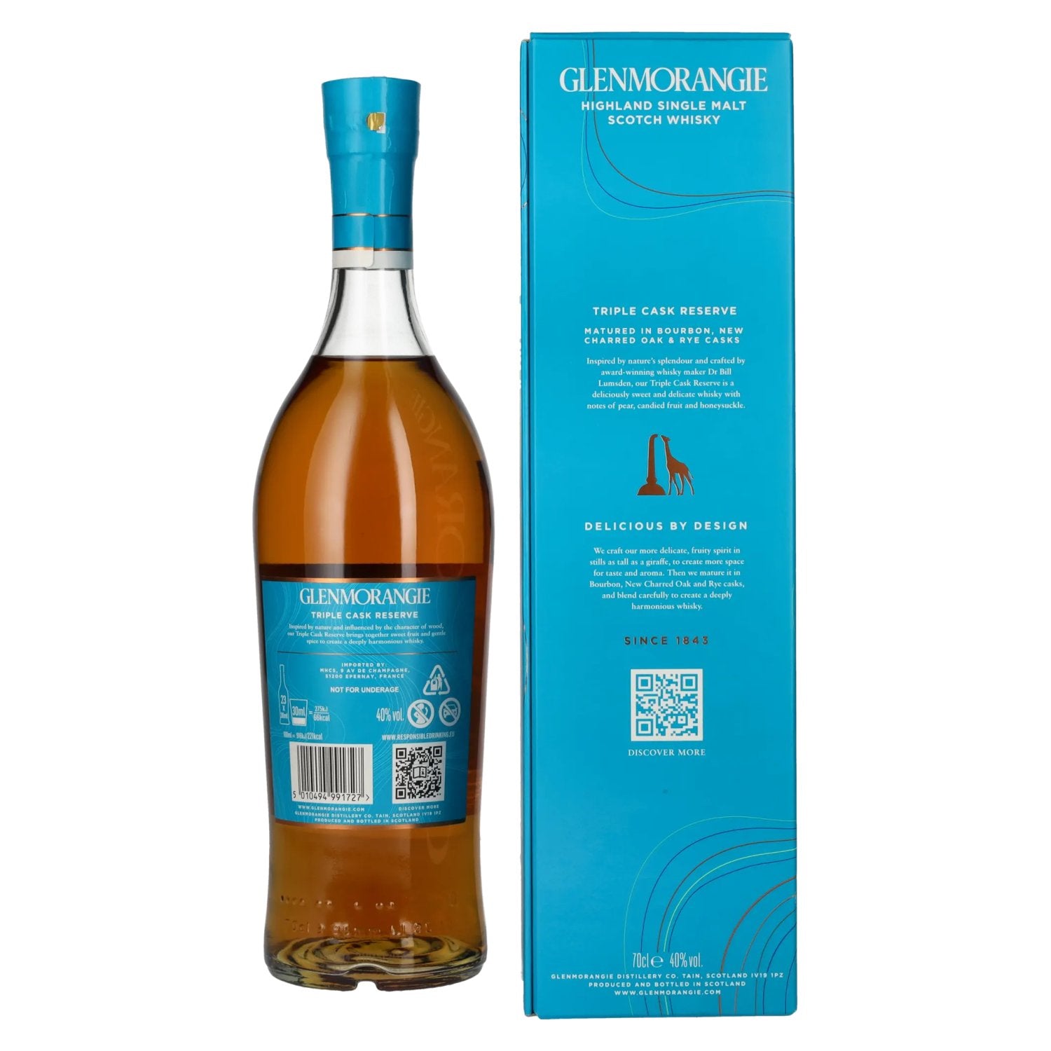 Glenmorangie Triple Cask Reserve Highland Single Malt 40% Vol. 0,7l in Geschenkbox