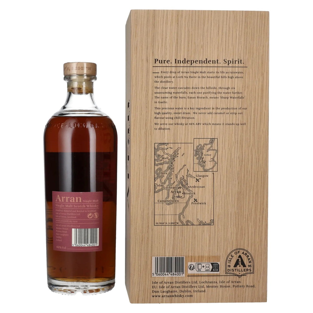 Arran 25 Years Old Single Malt Scotch Whisky 46% Vol. 0,7l in wooden box