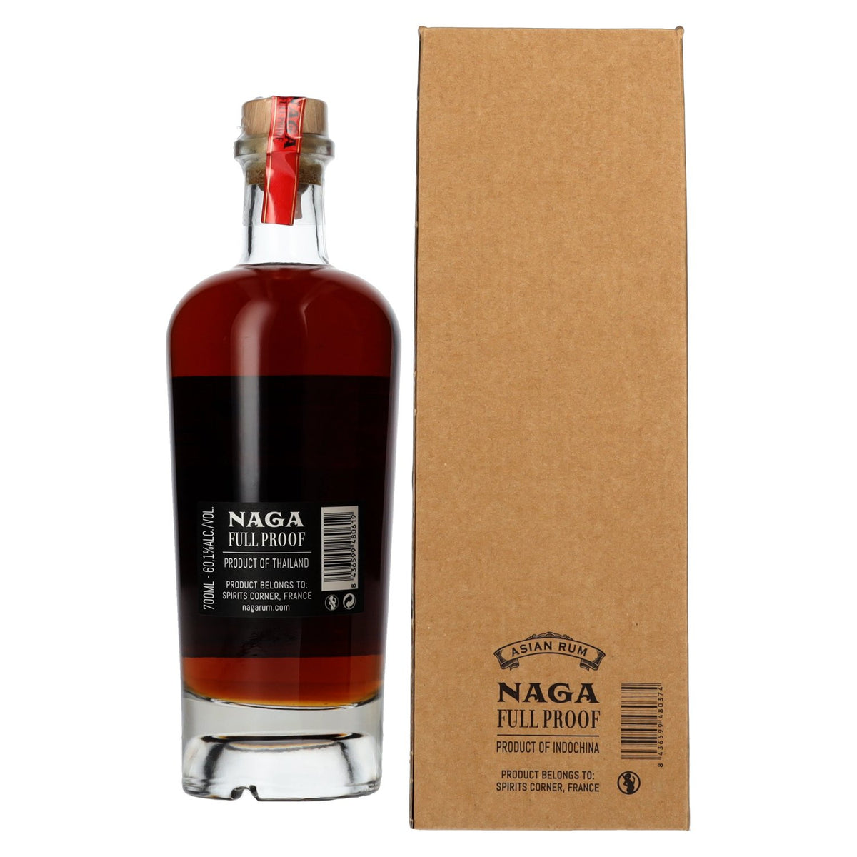 Naga Full Proof Asian Rum KINGDOM OF SIAM 2012 60,1% Vol. 0,7l in Geschenkbox